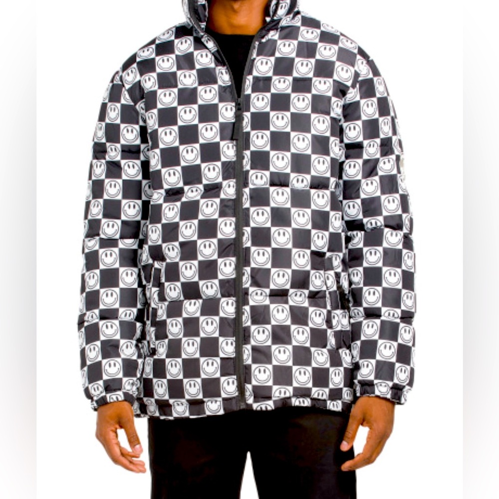 Checker Puffer Jacket